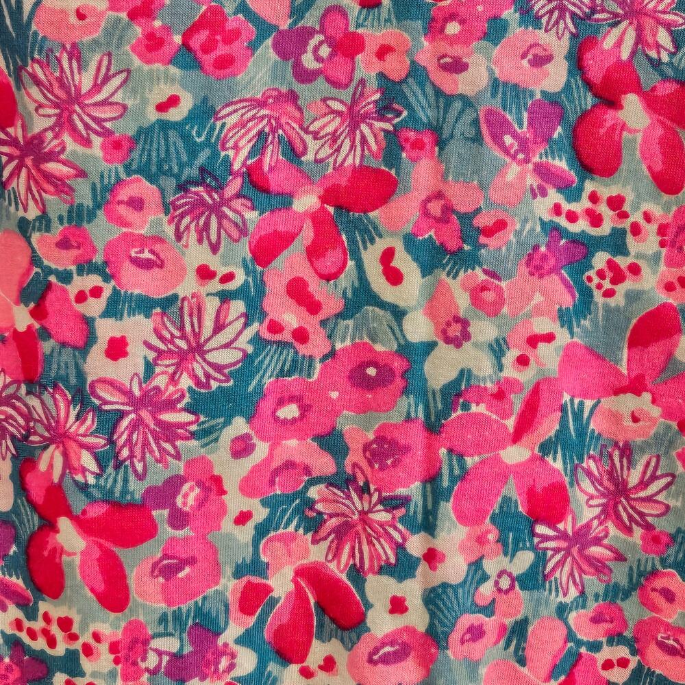 Lilly Pulitzer Easley Puff Sleeve Cotton Shift Dress Aura Pink Baby Bloomer S - Picture 6 of 8
